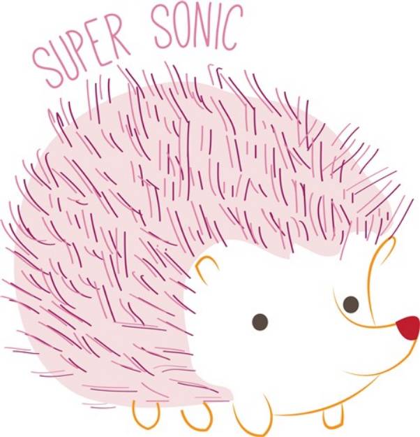 Picture of Super Sonic SVG File