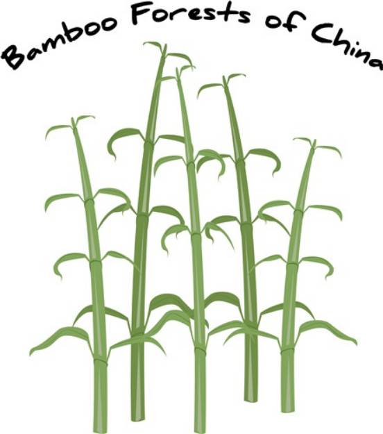 Picture of Bamboo Forest SVG File