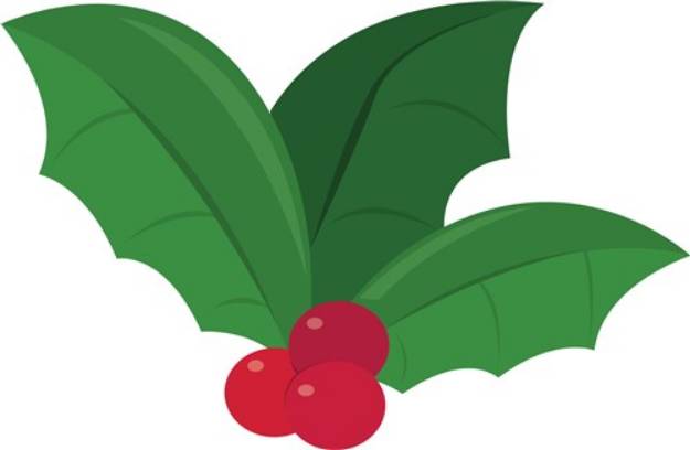 Picture of Holly Leaves SVG File