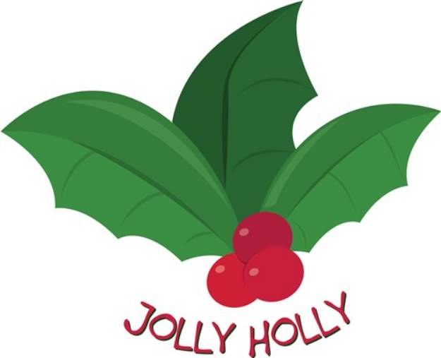Picture of Jolly Holly SVG File