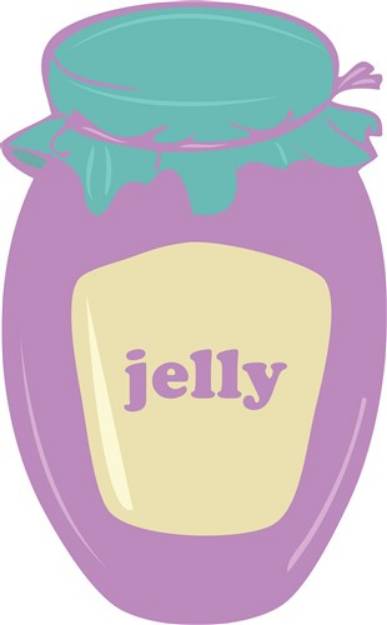 Picture of Jelly Jar SVG File