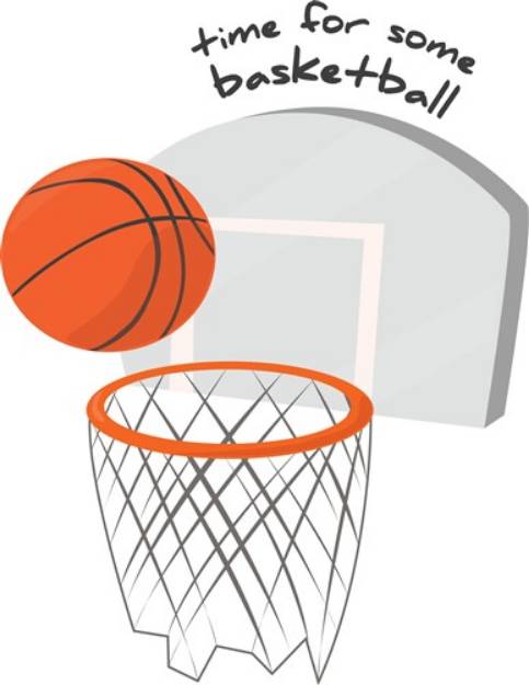 Picture of Some Basketball SVG File