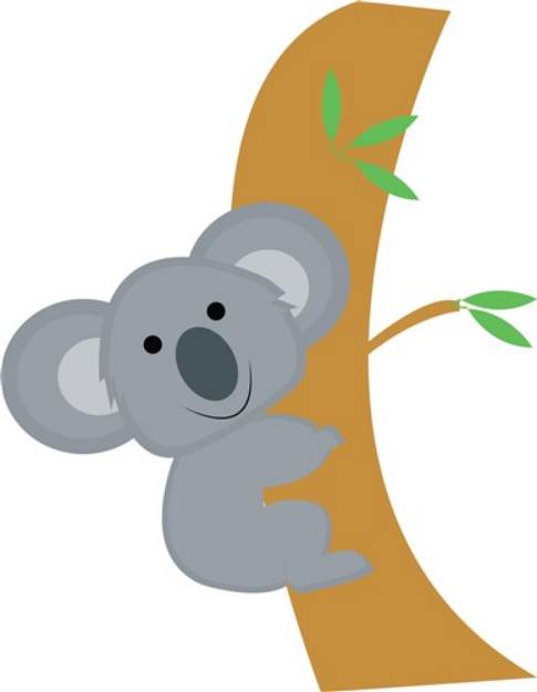 Picture of Koala Bear SVG File