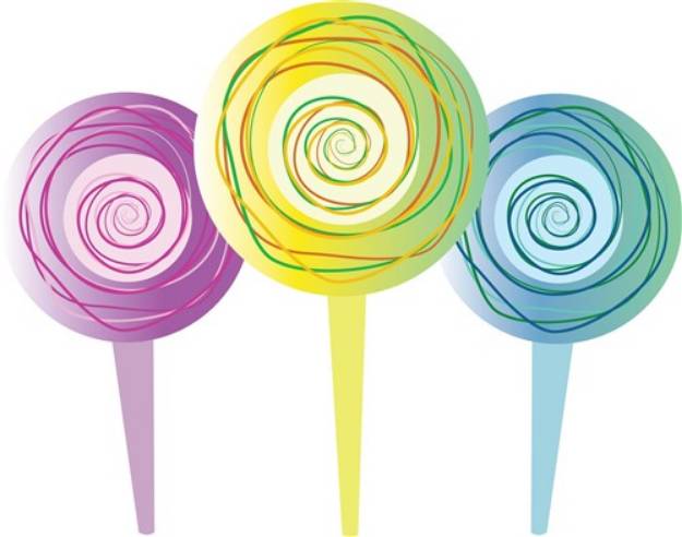 Picture of Lollipops SVG File
