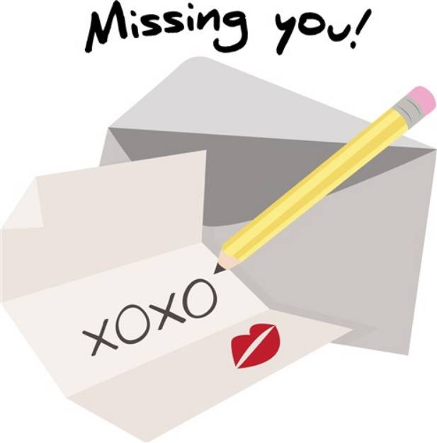 Picture of Missing You SVG File