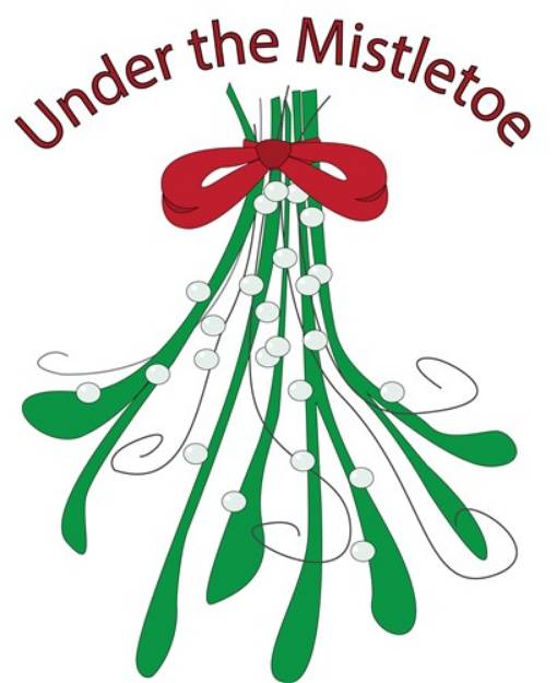 Picture of The Mistletoe SVG File