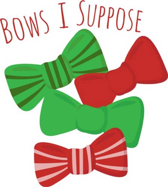 Picture of Bows I Suppose SVG File