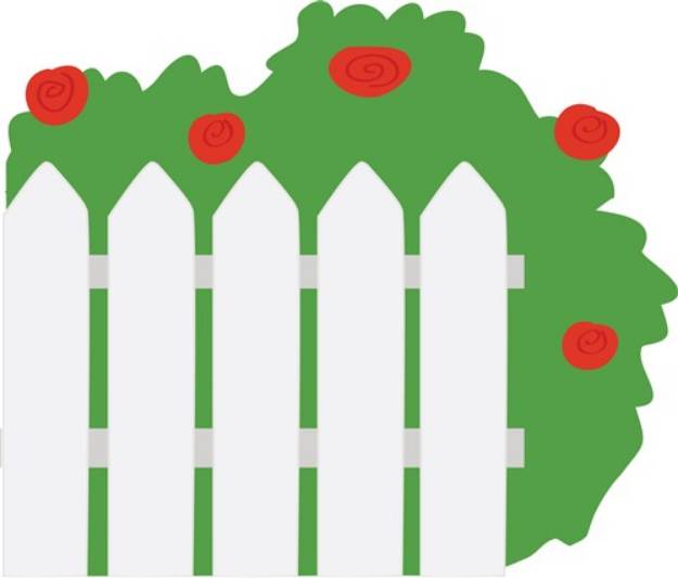 Picture of Picket Fence SVG File