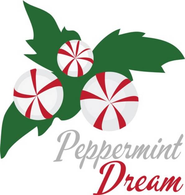 Picture of Peppermint Dream SVG File