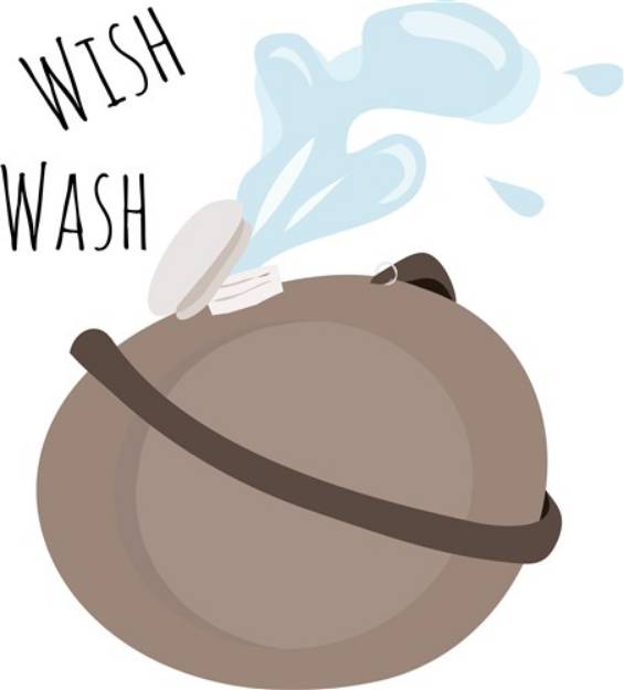 Picture of Wish Wash SVG File