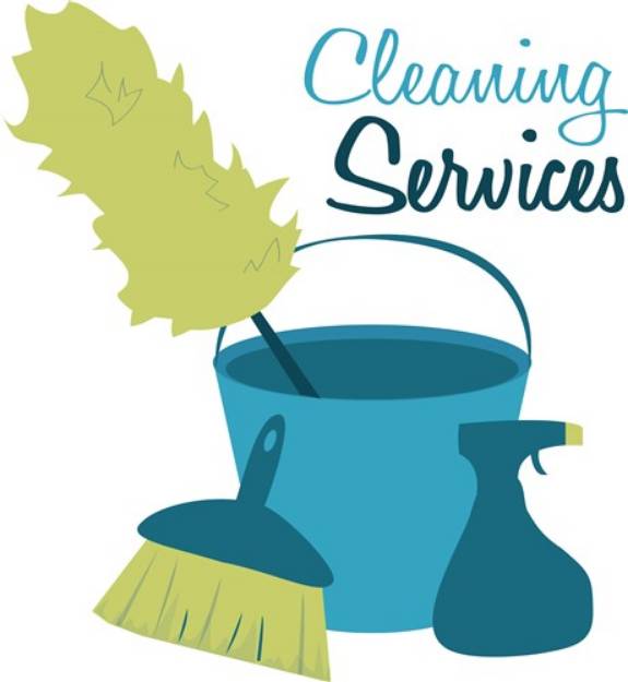 Picture of Cleaning Servies SVG File