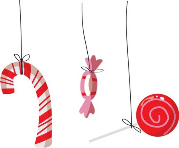 Picture of Holiday Candy SVG File