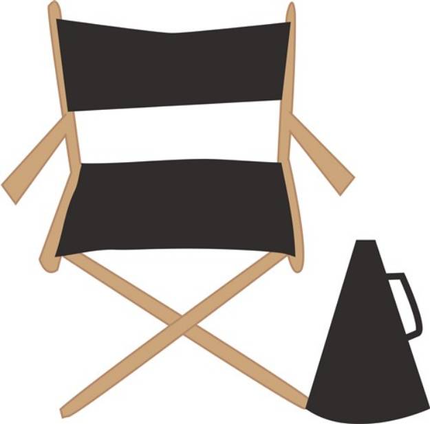 Picture of Directors Chair SVG File