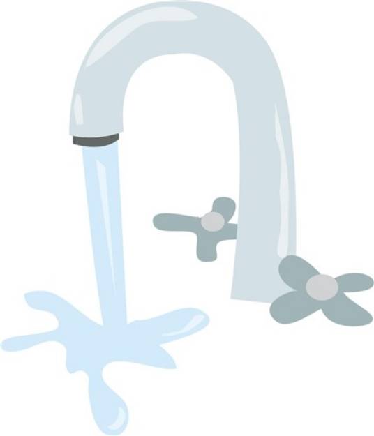 Picture of Water Faucet SVG File
