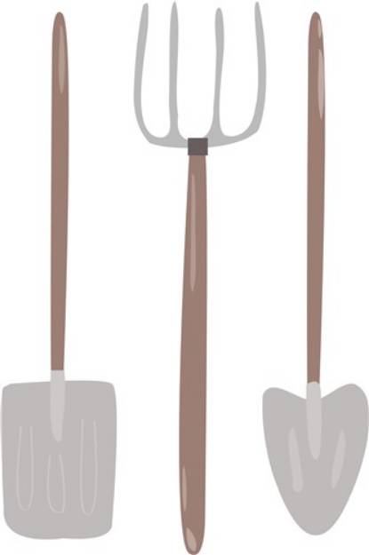Picture of Garden Tools SVG File