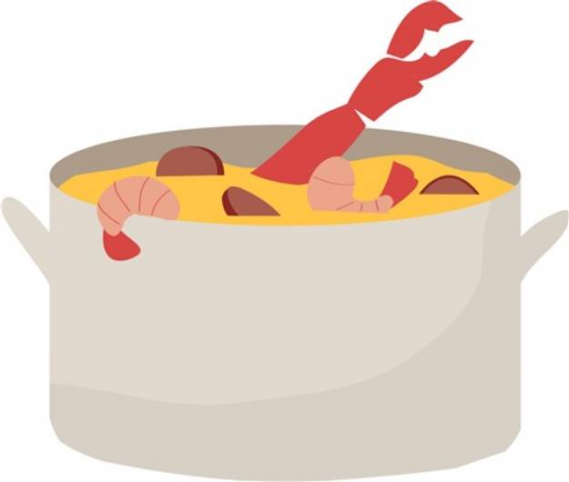 Picture of Gumbo Pot SVG File