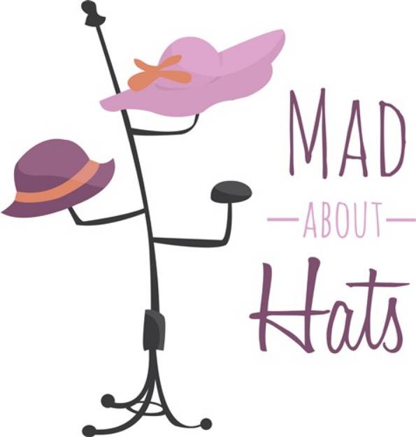 Picture of Mad About Hats SVG File