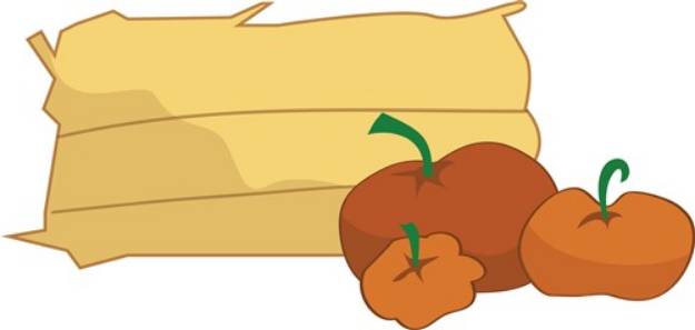 Picture of Hay & Pumpkins SVG File