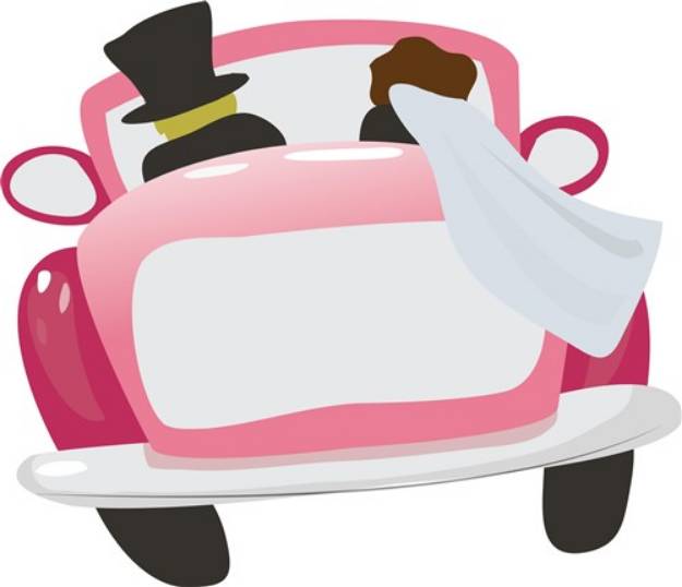 Picture of Wedding Car SVG File
