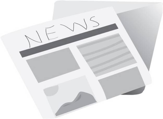 Picture of News Paper SVG File