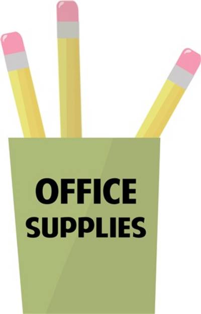 Picture of Office Supplies SVG File