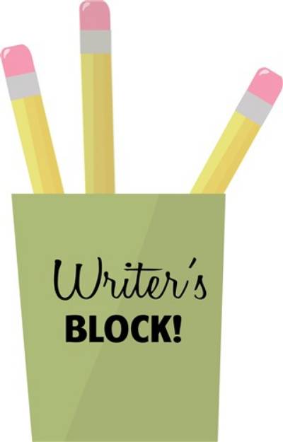 Picture of Writers Block SVG File