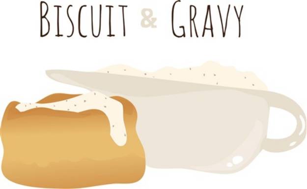 Picture of Biscuit & Gravy SVG File