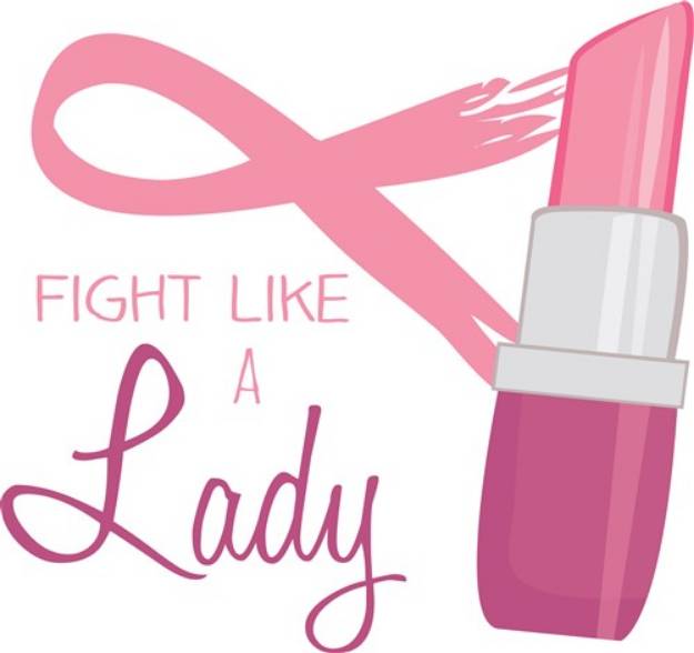 Picture of Fight Like Lady SVG File