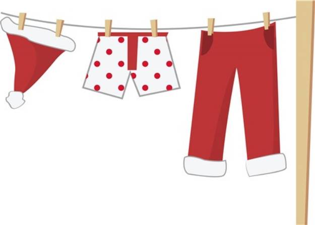 Picture of Santas Laundry SVG File