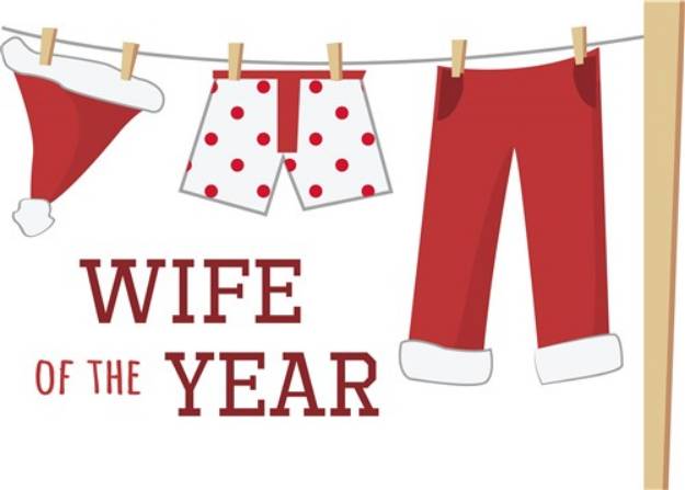 Picture of Wife Of Year SVG File