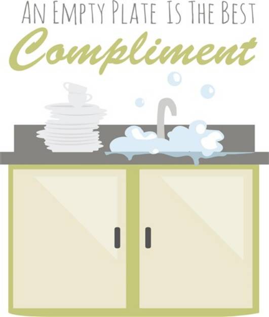 Picture of Washing Dishes SVG File