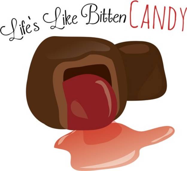 Picture of Bitten Candy SVG File