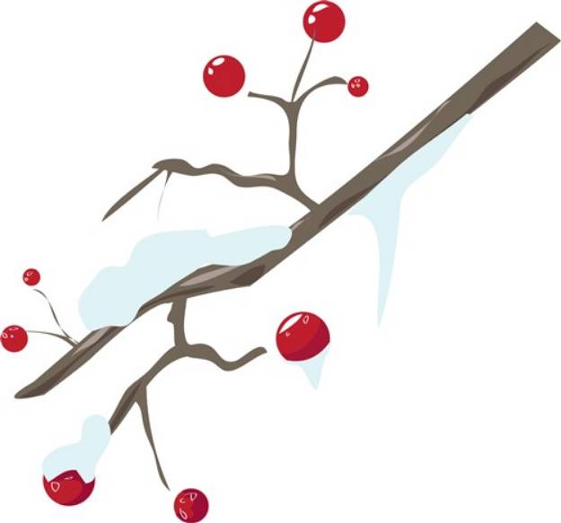 Picture of Winter Berries SVG File