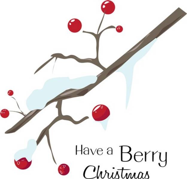 Picture of Berry Christmas SVG File