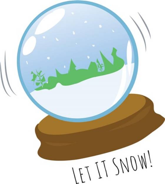 Picture of Let It Snow SVG File