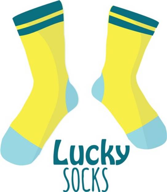 Picture of Lucky Socks SVG File