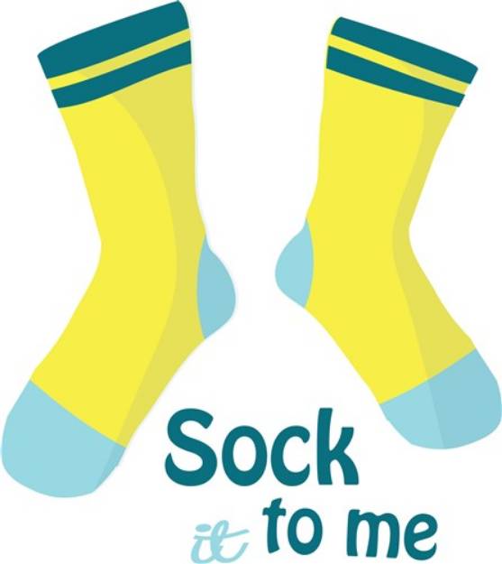 Picture of Sock It To Me SVG File