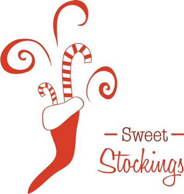 Picture of Sweet Stockings SVG File