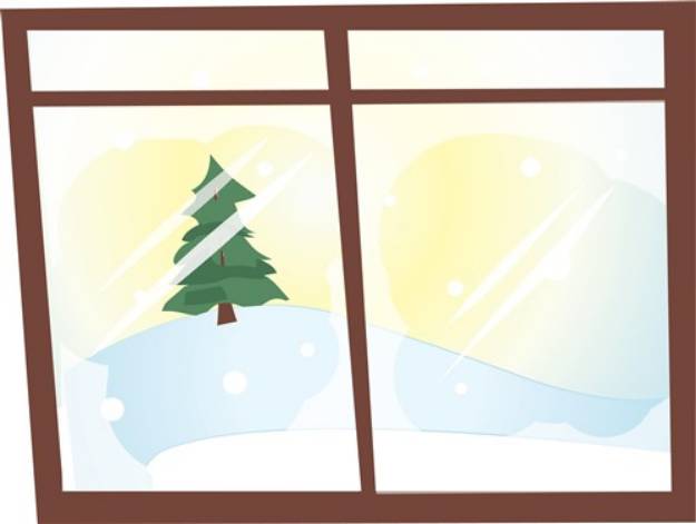 Picture of Winter Scene SVG File