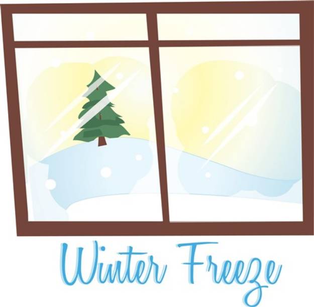 Picture of Winter Freeze SVG File