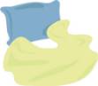 Picture of Pillow & Blanket SVG File