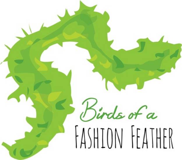 Picture of Fashion Feather SVG File