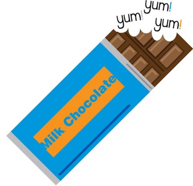 Picture of Yum Yum Chocolate SVG File