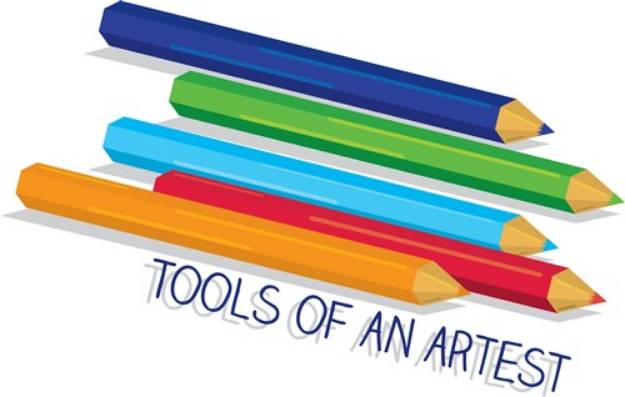 Picture of Tools Of Artist SVG File