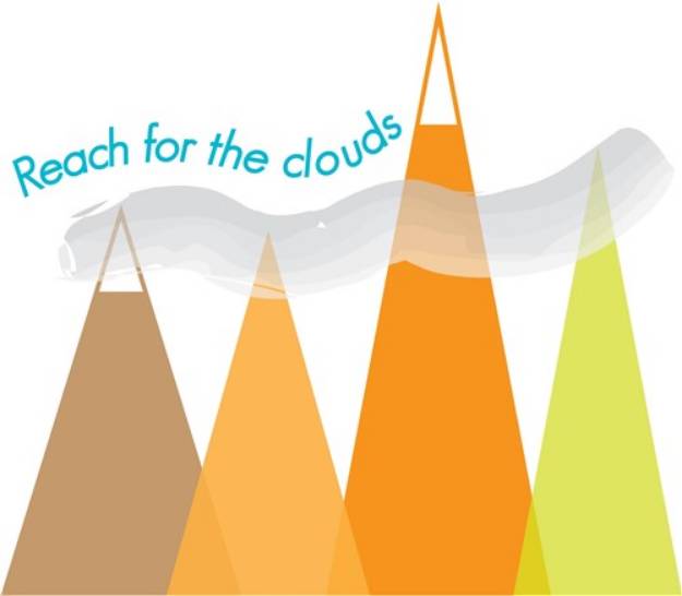 Picture of Reach For Clouds SVG File