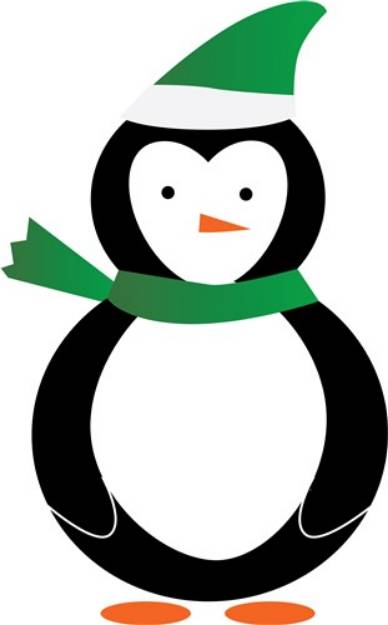 Picture of Winter Penguin SVG File