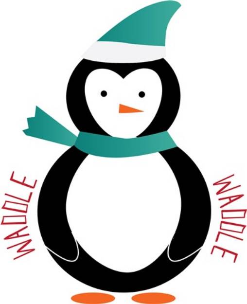 Picture of Penguin Waddle SVG File