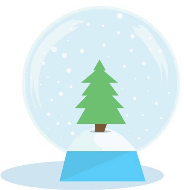 Picture of Snow Globe SVG File