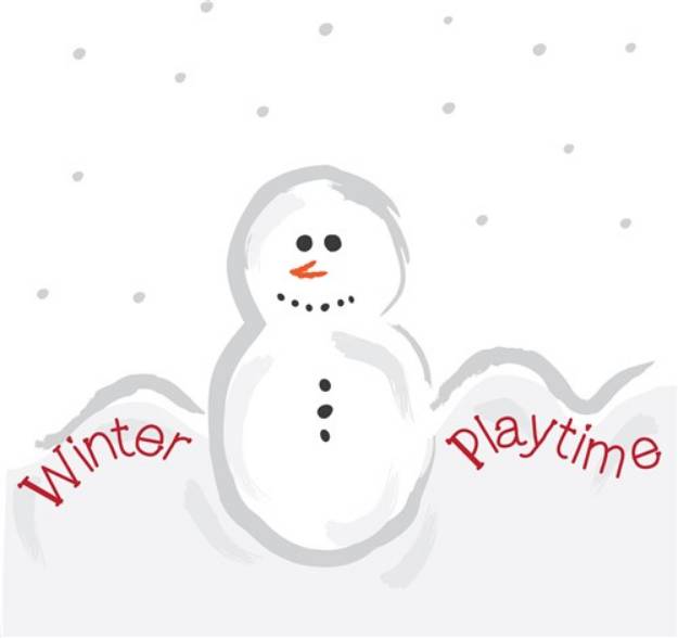 Picture of Winter Playtime SVG File