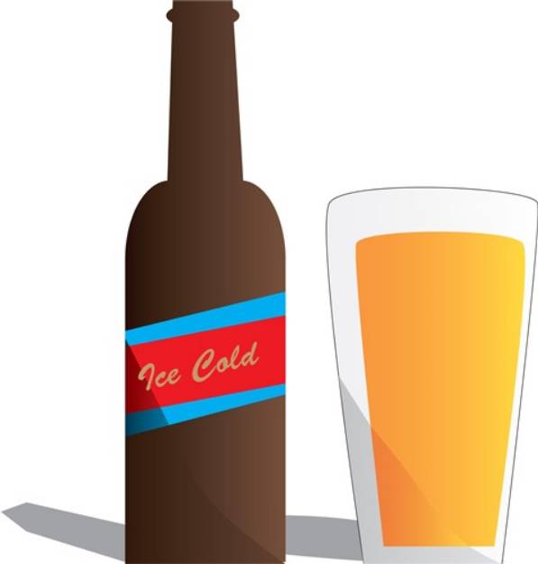 Picture of Cold Beer SVG File
